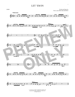 Let 'Em In von Wings (Download) 