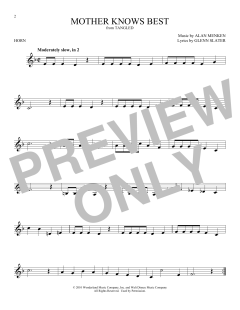 Mother Knows Best von Alan Menken (Download) 