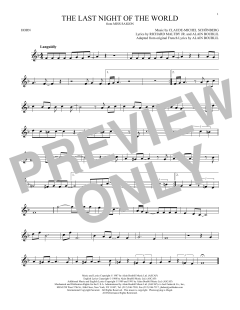 The Last Night Of The World von Alain Boublil (Download) 