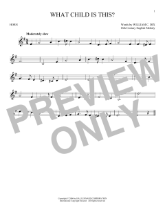 What Child Is This? von William Chatterton Dix (Download) 