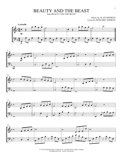 Beauty And The Beast von Alan Menken (Download) 