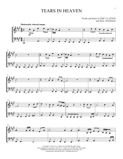 Tears In Heaven von Eric Clapton (Download) 