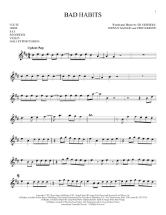 Bad Habits von Ed Sheeran (Download) 