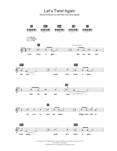 Let's Twist Again von Chubby Checker (Download) 
