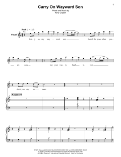 Carry On Wayward Son von Kansas (Download) 