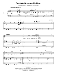 Don't Go Breaking My Heart von Elton John (Download) 