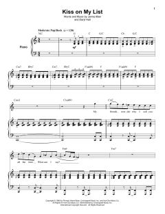 Kiss On My List von Hall & Oates (Download) 