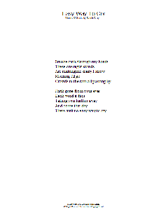 Easy Way To Cry (Download) 