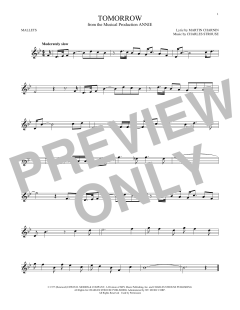 Tomorrow von Martin Charnin (Download) 