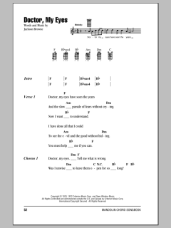 Doctor, My Eyes von Jackson Browne (Download) 