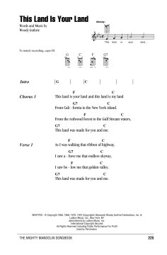This Land Is Your Land von Woody Guthrie (Download) 