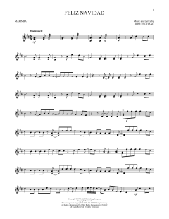 Feliz Navidad von José Feliciano (Download) 
