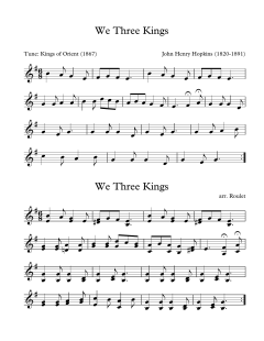 We Three Kings von John Henry Hopkins (Download) 