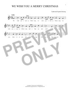 We Wish You A Merry Christmas (Download) 