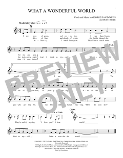 What A Wonderful World von Louis Armstrong (Download) 