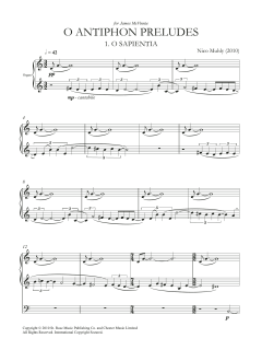 O Antiphon Preludes von Nico Muhly (Download) 