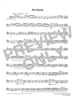 Sea Storm from Graded Music for Timpani, Book III (Download) 