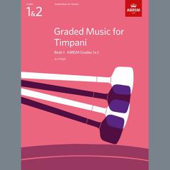 Study No.1 from Graded Music for Timpani, Book I von Ian Wright (Download) 