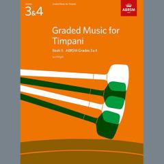 Study No.3 from Graded Music for Timpani, Book II (Download) 