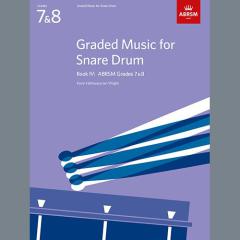 Study No.7 from Graded Music for Snare Drum, Book IV von Ian Wright (Download) 