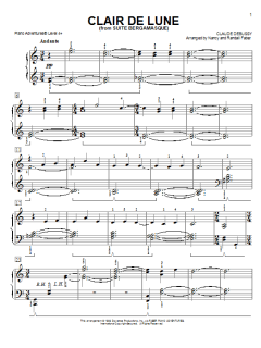 Claire de Lune von Claude Debussy (Download) 