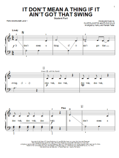 It Don't Mean a Thing If It Ain't Got That Swing von Irving Mills (Download) 