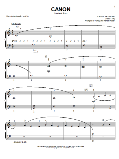 Pachelbel's Canon von Johann Pachelbel (Download) 