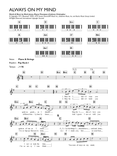 Always On My Mind von Elvis Presley (Download) 