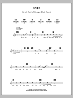 Angie von The Rolling Stones (Download) 