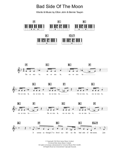 Bad Side Of The Moon von Elton John (Download) 