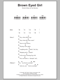 Brown Eyed Girl von Van Morrison (Download) 
