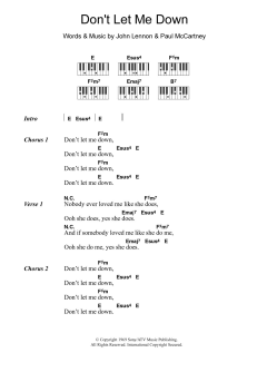 Don't Let Me Down von The Beatles (Download) 