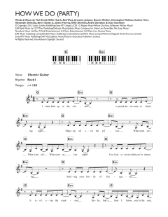 How We Do von Rita Ora (Download) 
