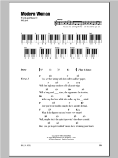 Modern Woman von Billy Joel (Download) 