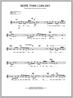 More Than I Can Say von Leo Sayer (Download) 