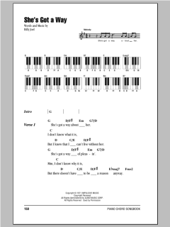 She's Got A Way von Billy Joel (Download) 