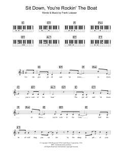 Sit Down, You're Rockin' The Boat von Frank Loesser (Download) 