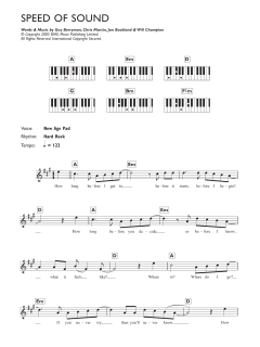 Speed Of Sound von Coldplay (Download) 