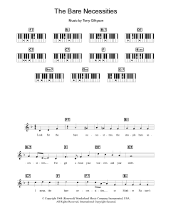 The Bare Necessities von Terry Gilkyson (Download) 