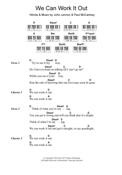 We Can Work It Out von The Beatles (Download) 