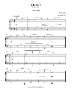Chorale, Op. 824 No. 1 von Carl Czerny (Download) 
