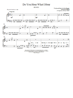 Do You Hear What I Hear von Gloria Shayne (Download) 