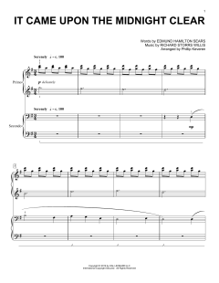 It Came Upon The Midnight Clear von Edmund Hamilton Sears (Download) 