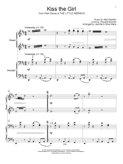 Kiss The Girl von Alan Menken (Download) 