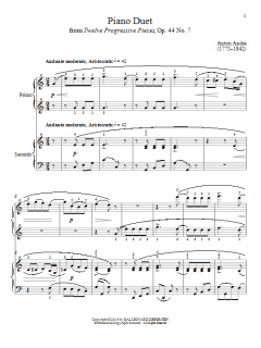Piano Duet von Bradley Beckman (Download) 