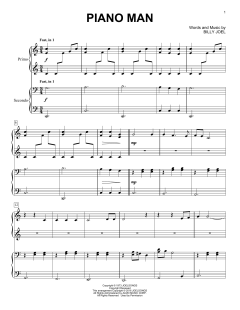 Piano Man von Billy Joel (Download) 