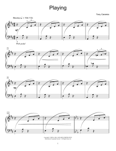 Playing von Tony Caramia (Download) 