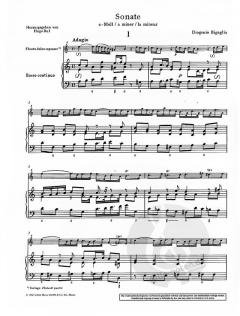Sonate a-Moll von Diogenio Bigaglia 