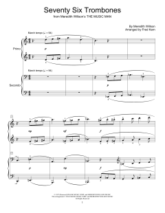 Seventy Six Trombones von Meredith Willson (Download) 
