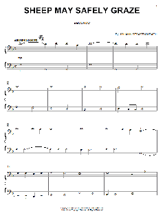 Sheep May Safely Graze von Johann Sebastian Bach (Download) 
